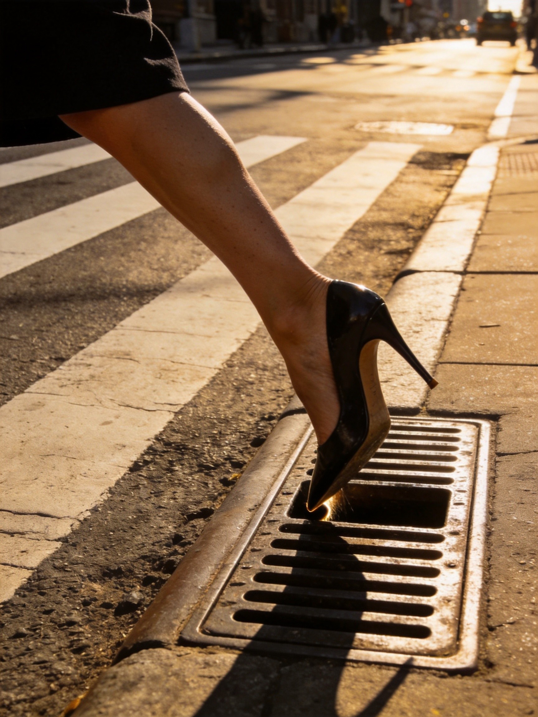 Why Your Heels Get Stuck in Subway Grates and Sidewalk Cracks — The Hidden Wedge-Geometry Trap, the 6-12mm Heel-to-Slot Cross-Section Mismatch, and the 28% Wearer Accident Rate Behind the 2026 'Heel Stuck in the Grate' Epidemic
