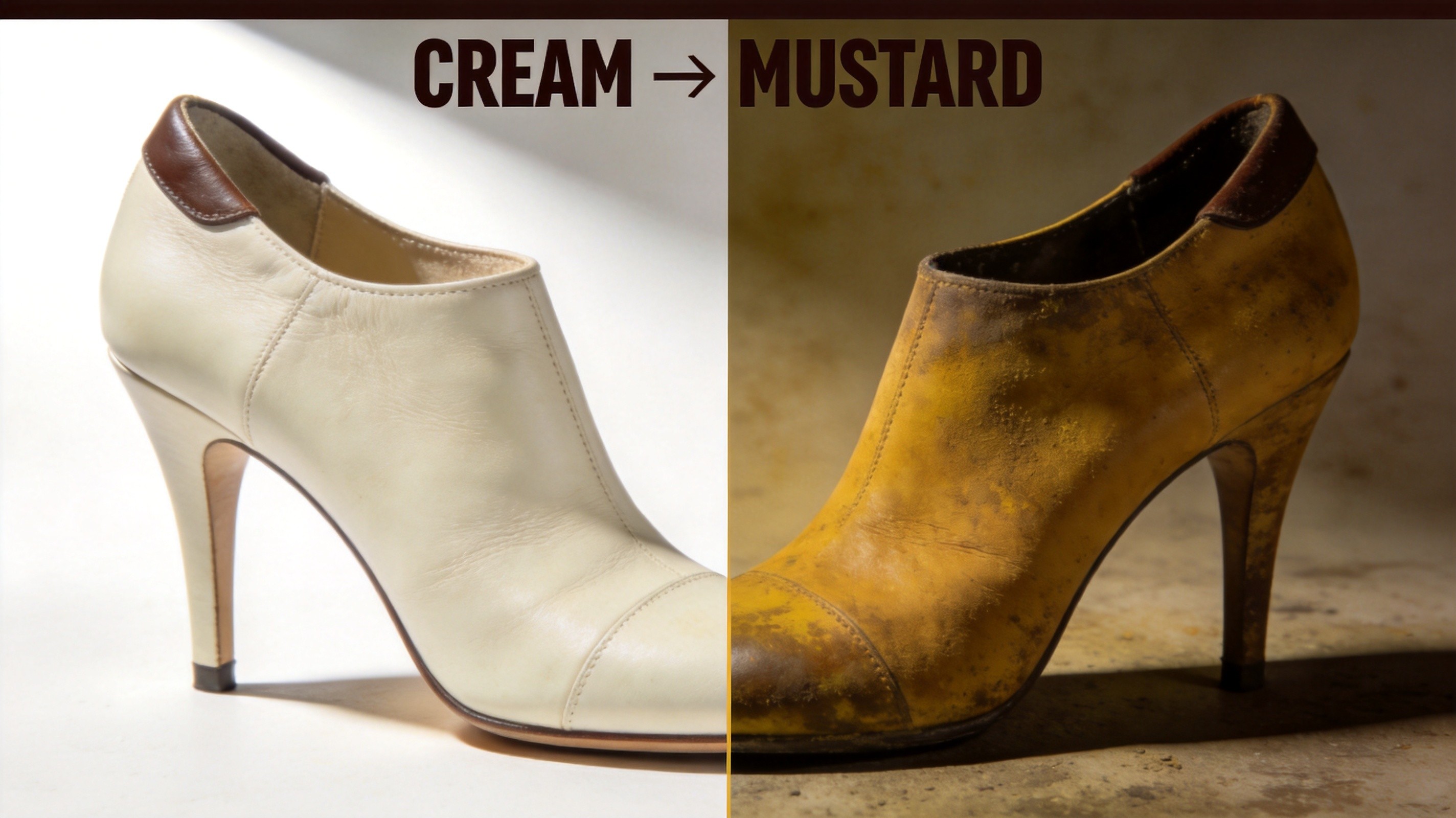 Why Your Shoes Develop Discoloration and Yellowing on the Leather — The Hidden Collagen Oxidation, Vegetable-Tannin Photochemistry, and Storage-Condition Crisis Behind the 2026 'Tan Turns Orange, Cream Turns Mustard' Epidemic