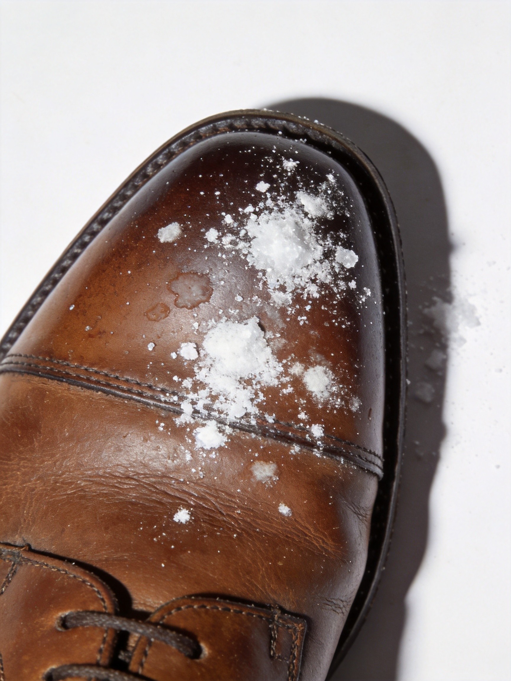 Why Your Shoes Develop White Salt Marks on the Upper After Wearing — The Hidden Sweat-Salt Efflorescence, Vegetable-Tan vs Chrome-Tan Collagen Chemistry, and the 41% Wearer Incidence Behind the 2026 'White Frost Spots on My Brand-New Boots' Epidemic