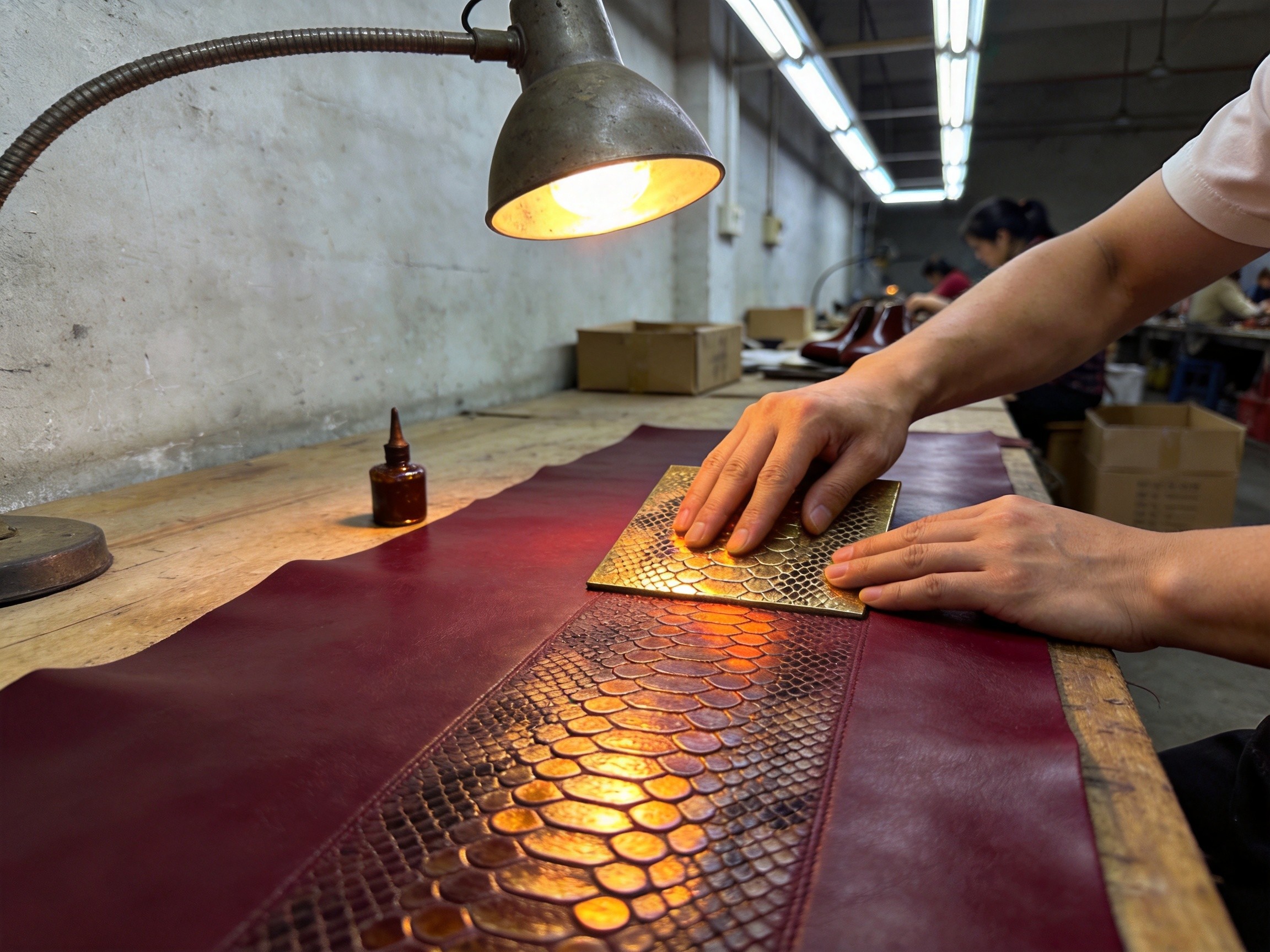 Why Your Python-Embossed or Crocodile-Embossed Leather Pumps Show Visible Pattern Wear, Scuff Marks, and Smooth-Underlayer Exposure at the Toe Box and Heel Strike Zone After Only a Few Months — The Hidden Emboss-Plate Pressure-Variance, Emboss-Depth Compression-Set Variance, Polyurethane Top-Coat Abrasion Variance, and Foot-Sweat Lipid Emboss-Pattern Hydrolysis Behind the 2026 'Why Did the Snake Pattern Wear Off My Shoes' Epidemic